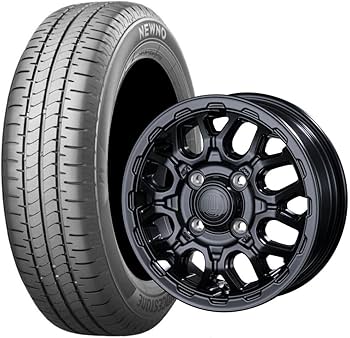 14インチ　4本　アルミ　ホイール　タイヤ Amazon | 届いたら取り付けるだけ 14インチ 国産メーカーサマー